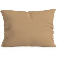 Zelesta Special Mousseline Kussensloop Set Van 2 - Warm zacht beige 80x80cm