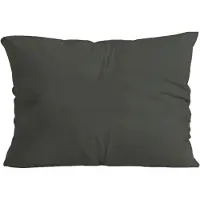 Zelesta Pure Uni kussenslopen Katoen set van 2 - Olijfzwart - 60x70cm