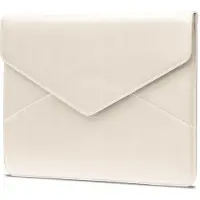 Puccini Leren Laptop Etui 13 Inch Beżig - Stijlvol & Beschermend