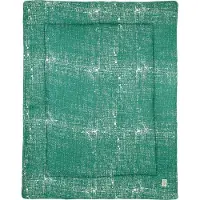 Meyco Baby Fine Lines boxkleed - emerald green - 77x97cm