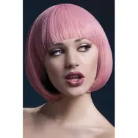 Fever Mooie bob pruik Fever Mia in pastel roze