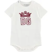 Dolce&Gabbana Body k/ä - Hawaii - Weiß m. Rot - - 6-9 mt - Body K/Ä