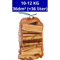 Famiflora zak aanmaakhout 10-12KG - Gekapt hout - 36dm³ (=36 liter)