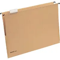 Leitz Alpha A3 Hangmap met Balg - 25 Stuks - V-bodem - Natuurbruin