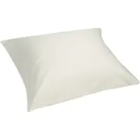 Yumeko Kussensloop Katoensatijn 60x70 Wit - Eco, Bio & Fairtrade