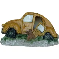 Superfish Aquarium Decoratie DecoLED Deux Chevaux Geel 14 X 9 X 8 Cm