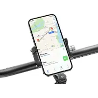 Rixus - Fiets Telefoonhouder - Zwart