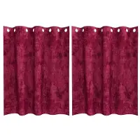 vidaXL Velvet Gordijnen 2 st Wijnrood 140 x 140 cm Fluweel