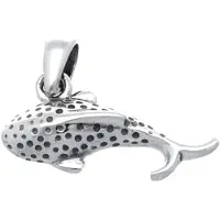MOOYE ® - Collectie Zilveren Walvishaai kettinghanger