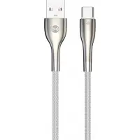 Forever Sleek USB-C Kabel 1m 3A Wit