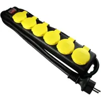 VB Extend Stekkerdoos | TCD Prof 6V RA + klep 1,5 meter 3x1.5mm H07RN-F IP44