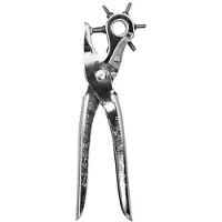 Rayher Hobby Materialen Gaatjestang/revolvertang 22 cm voor 6 maten gaatjes - Ponstang - Oogjestang - Gaatjesmaker