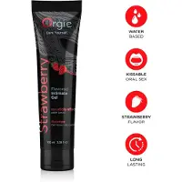 Orgie Glijmiddel met Aardbeien Smaak - 100 ml