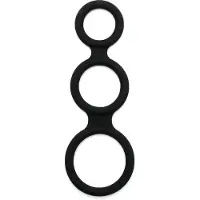 Rimba - Triple Cockring - Zwart