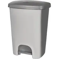 Rubbermaid Kunststof Pedaalemmer Grijs | 40 Liter