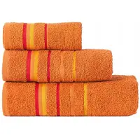 Markizeta Badstof handdoek 50x90 cm katoen oranje