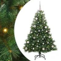 vidaXL Kunstkerstboom met 150 LED met standaard Groen 150 cm PE en PVC