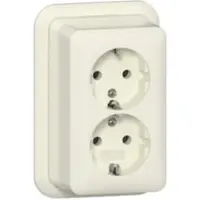 Technische Unie Gira Dubbele Wandcontactdoos Met Randaarde - 16 A - 250 V
