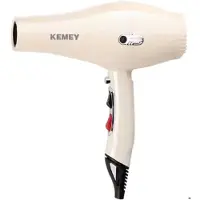 Kemei KM-6878 Professionele Föhn - 1300W - beige/wit