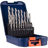 Rotec Spiraalborenset '105', DIN338, type N, 19-dlg, ø1-10 ABS - 900.0020K - 900.0020K