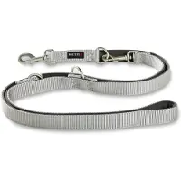 Wolters honden uitlaatriem comfort | Grafiet/Zwart | Maat L | SoftGrip | Nylon en Neopreen | 2 Meter | 200cm x 20mm