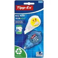 BIC Correctieroller 5mmx14m easy refill + refill ecolutions blister a 1+1