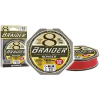 Konger Braider X8 Bloody Red Vislijn - 0.25mm, 150m