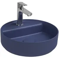 Isvea Infinity Wastafel Rond - Donkerblauw