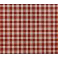 Dutch Wallcoverings Papierbehang - Ruitje - Rood/wit