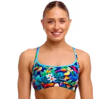 Funkita Fks026l72248 Sports Bikini Top Blauw AUS 10 Vrouw
