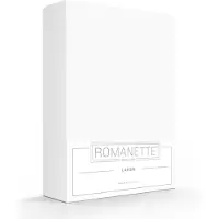 Romanette Laken Wit (Katoen)-200 x 260 cm (2-persoons)