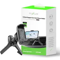 Rixus RXHW23 Car Air Vent Mobile Phone Holder For Mercedes Black