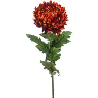 Emerald - Kunstbloem Chrysant 75cm flame - Kunstplant voor binnen