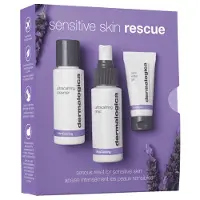 Dermalogica Sensitive Skin Rescue Kit - UltraCalming Cleanser 50ml + Mist 50ml + Calm Water Gel 15ml