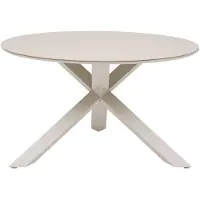 Hespéride Ronde tuintafel voor 6 personen van gehard glas ORYON