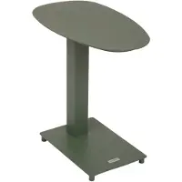 Hespéride Ovale bijzettafel voor in de tuin van aluminium VENUZIA