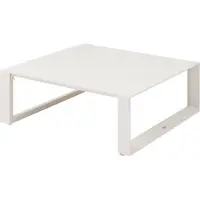 Hespéride Vierkante aluminium salontafel voor in de tuin met verstelbare poten ALLURE