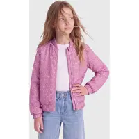 ONLY KIDS GIRL bomberjack roze Jas Meisjes Viscose Ronde hals All over print - maat 152