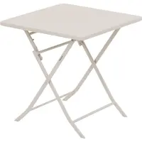 Hespéride Vierkante opvouwbare tuintafel voor 2 personen van staal, model GREENSBORO