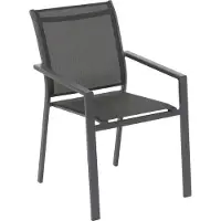 Hespéride Stapelbare tuinstoel van aluminium ESSENTIA