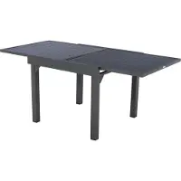 Hespéride Tuintafel Piazza - Uitschuifbaar - 8 Personen - Aluminium - Grafiet - 90 x 180 x 90