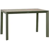 Hespéride Tuintafel voor 4 personen van aluminium met houtlook ÉVASION