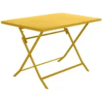 Hespéride Rechthoekige opvouwbare tuintafel voor 4 personen van staal, GREENSBORO