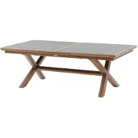 Hespéride Uitschuifbare aluminium tuintafel voor 10 personen AXIOME
