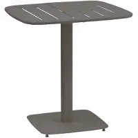 Hespéride Tuintafel voor 2 personen van staal met lattenblad ALEGORIA