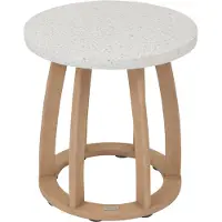 Hespéride Bijzettafel voor in de tuin van eucalyptushout LEMINDO