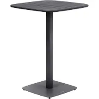 Hespéride Hoge tuintafel voor 2 personen van staal met vierkant onderstel ALEGORIA