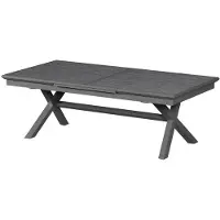 Hespéride Uitschuifbare tuintafel voor 12 personen van aluminium AXIOME