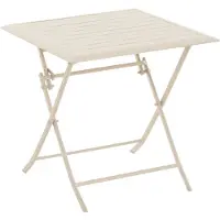 Hespéride Vierkante opvouwbare aluminium tuintafel voor 2 personen AZUA
