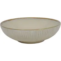 Cookinglife Diepe Borden / Pastaborden Coastal Lines Ocean Beige ø 18 cm - 6 Stuks